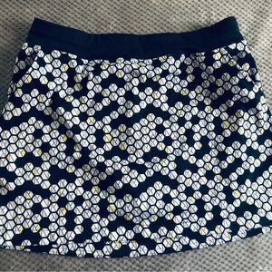 Callaway Black, Yellow and White Embellished Bubble Mini Skort